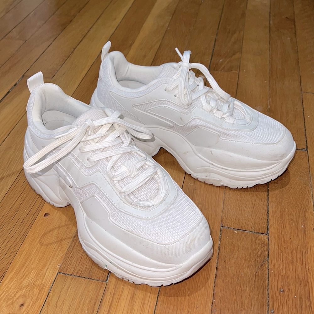 Zara chunky on trend platform sneakers 42